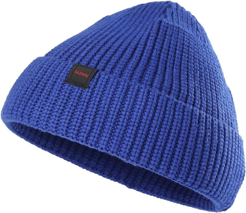Fisherman Beanie Hats for Men Women,Knit Trawler Skull Cap,Watch Cap,Spring Fall Winter Warm Short Hats
